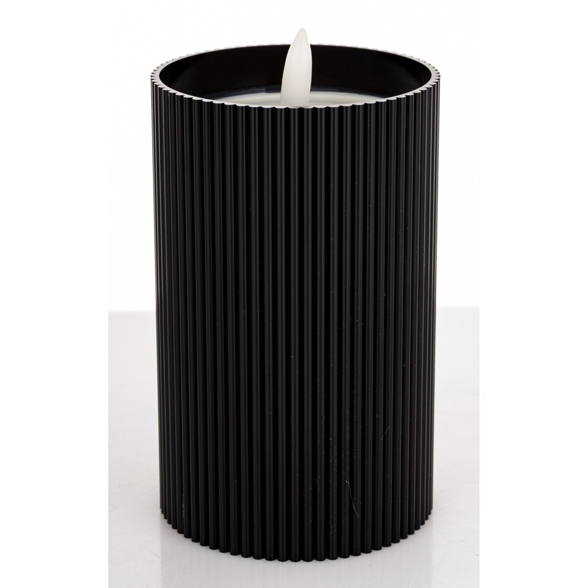Świeca LED z tworzywa sztucznego14x8x8 cm CANDEL-2 czarna z timerem