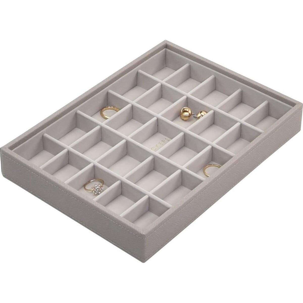 Szkatułka na biżuterię Stackers 25 komorowa classic taupe