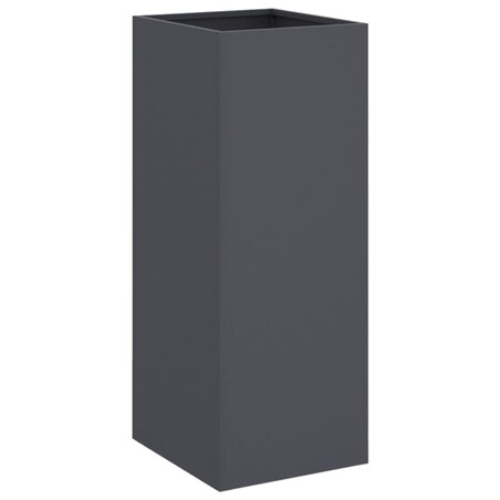 vidaXL Donica, antracytowa, 32x29x75 cm, stal