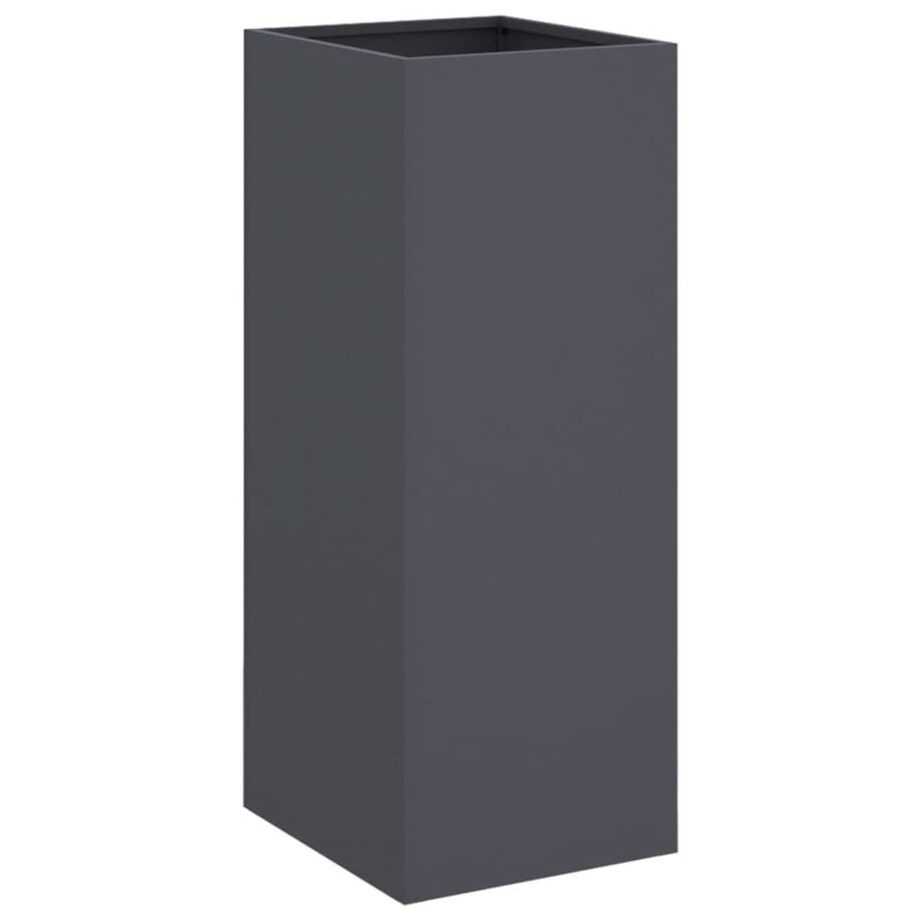 vidaXL Donica, antracytowa, 32x29x75 cm, stal