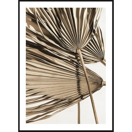 Poster Story, Plakat, Obraz - Beżowe Liście Palmy, wymiary 70 x 100 cm