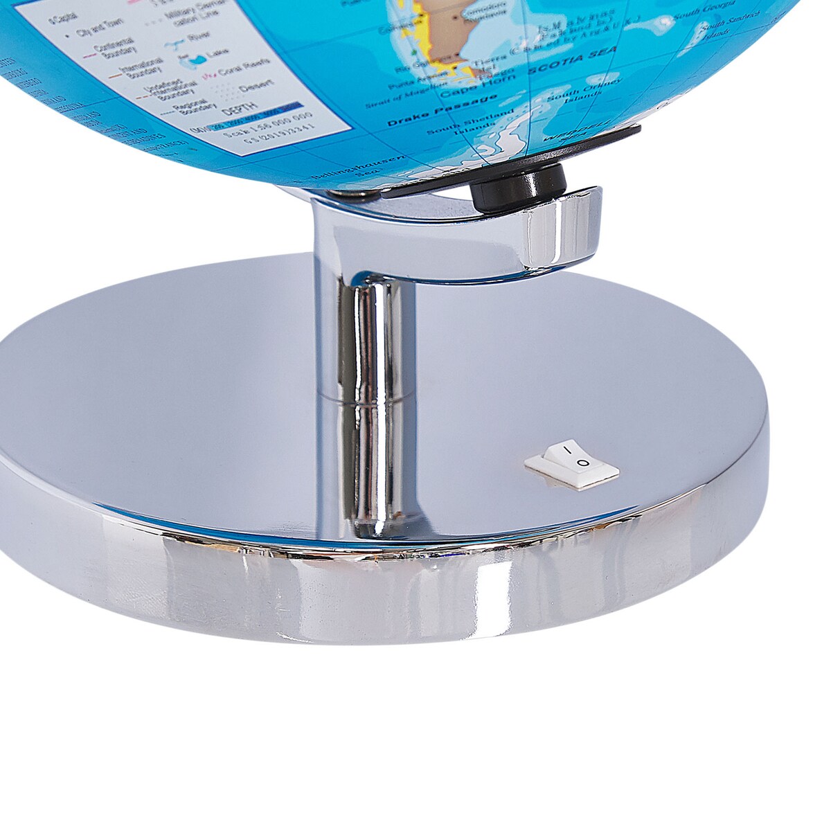 Globus LED STANLEY Niebieski 30 cm