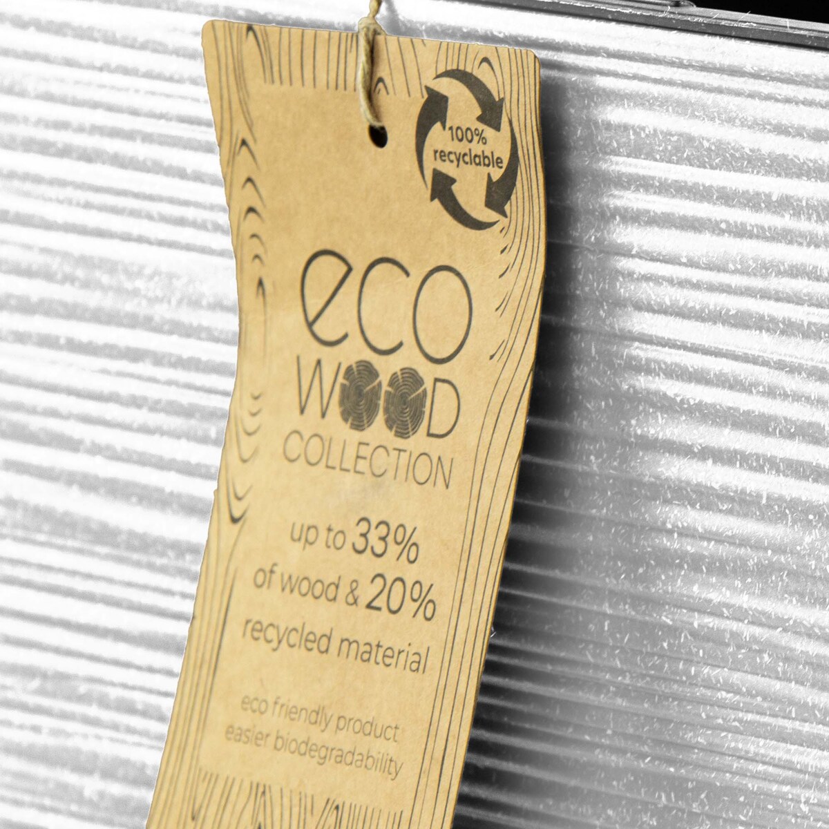 Doniczka Donica Ogrodowa 25/30 Cm Zestaw Na Taras Do Ogrodu Domu Eco Wood Biały