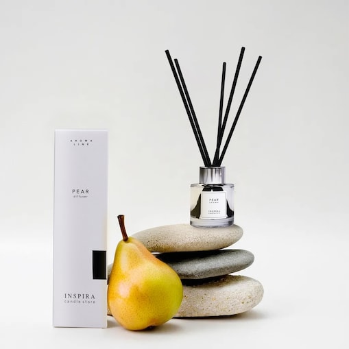 Dyfuzor zapachowy Pear, 50ml, INSPIRA