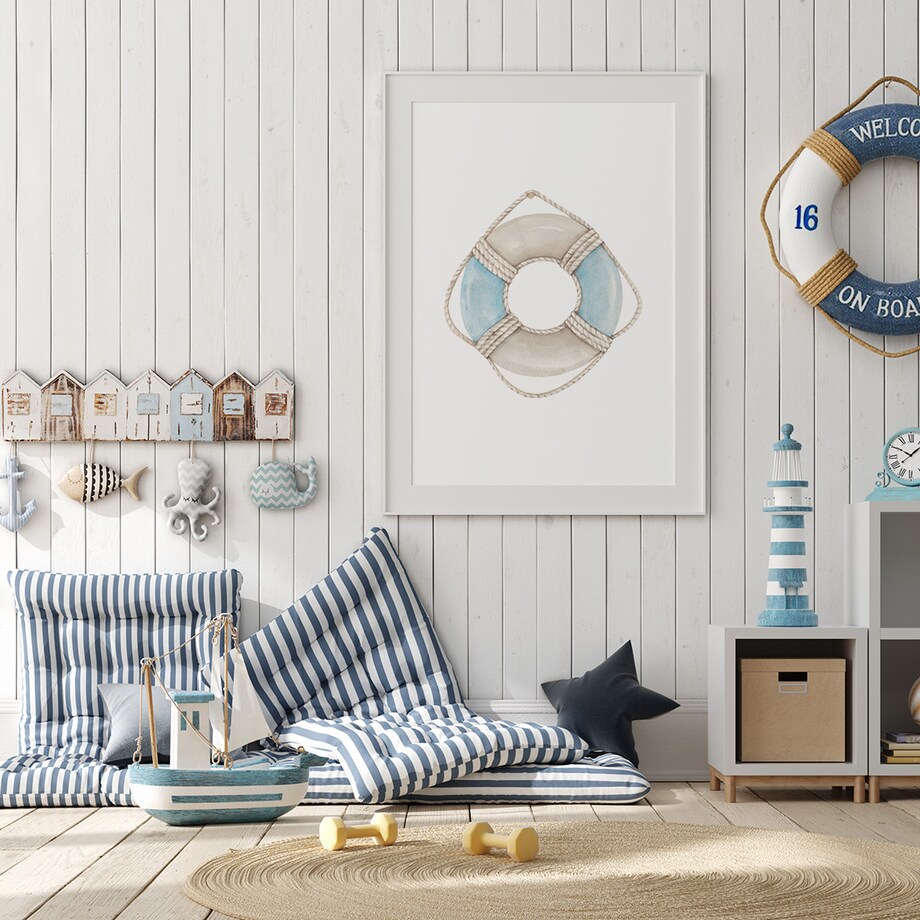 Plakat dla dzieci Koło ratunkowe 30x40