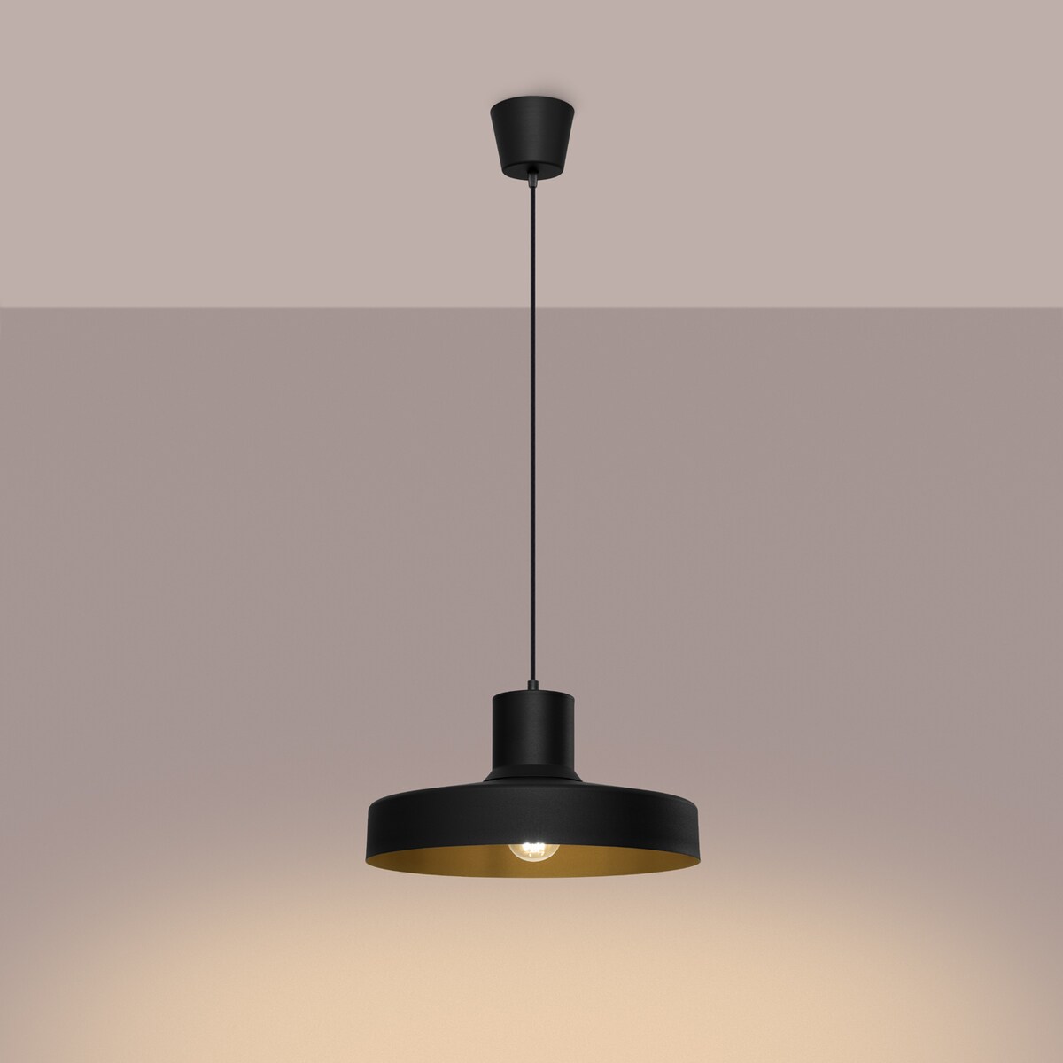 Lampa wisząca BILO czarna