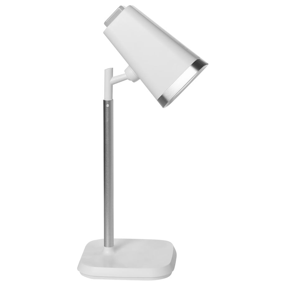 Bezprzewodowa lampa stołowa LED MUSCA Ze ściemniaczem Biały