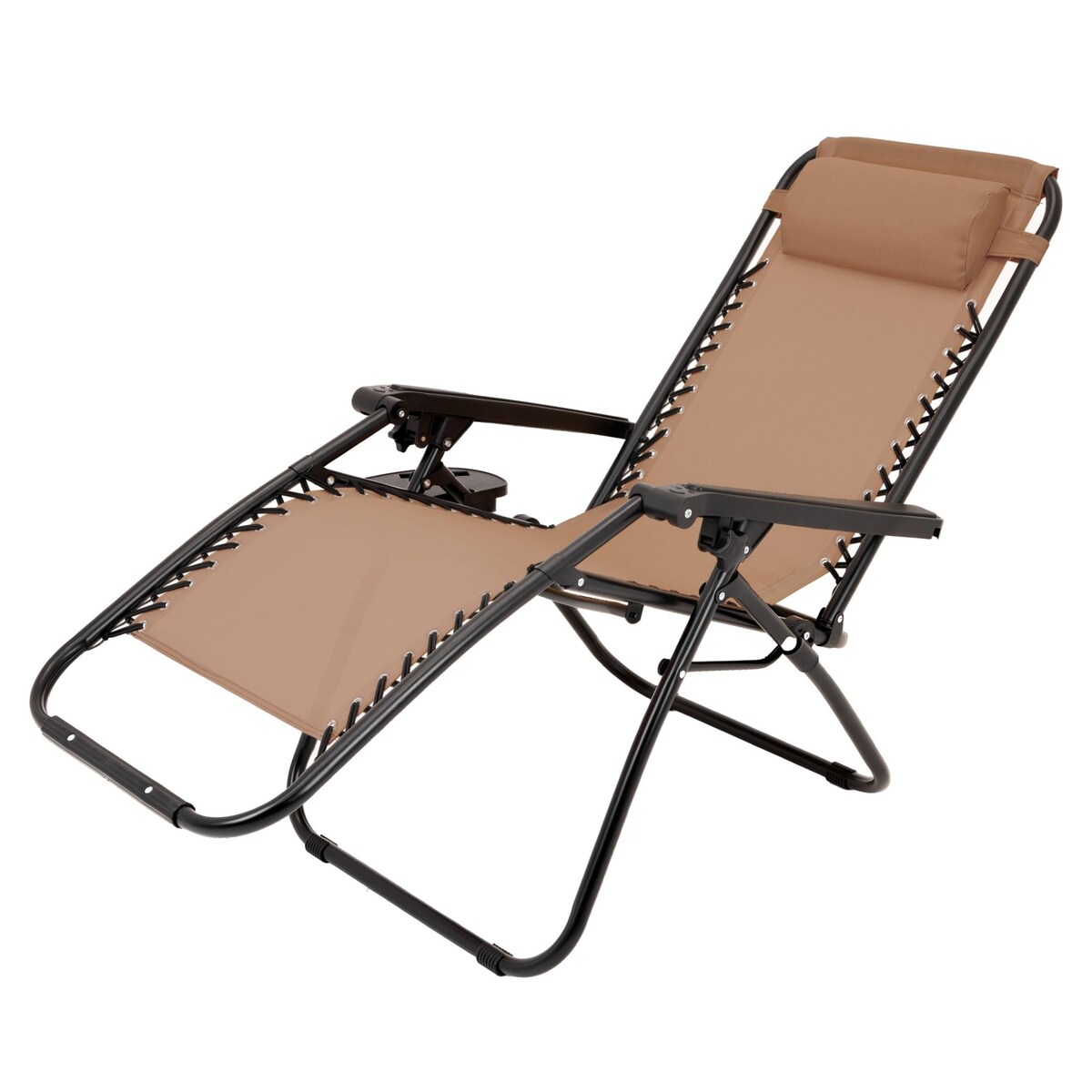 Leżak wielopozycyjny ZERO GRAVITY ogrodowy składany