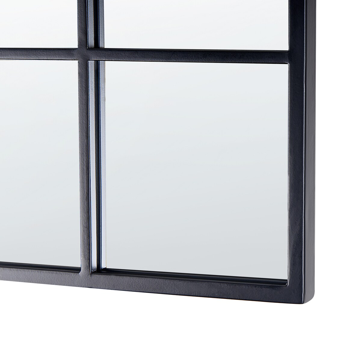 Lustro ścienne BROUAGE 40 cm 120 cm Metal Czarny