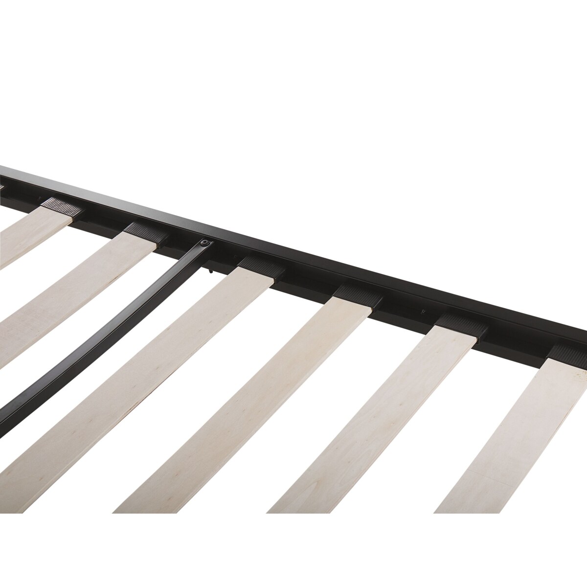 Łóżko metalowe 160 x 200 cm czarne LYNX