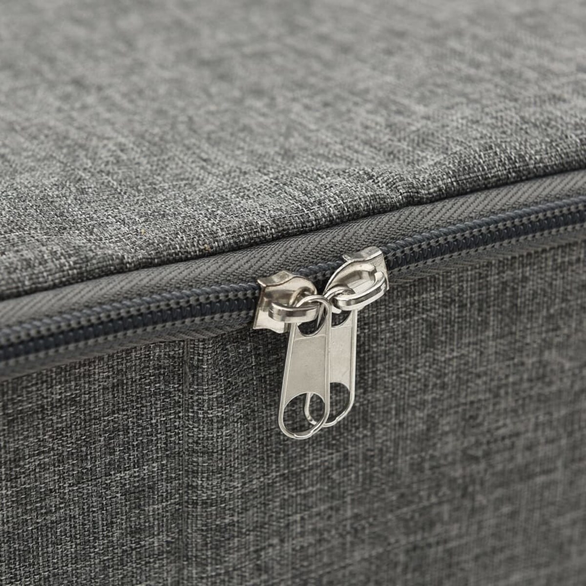 vidaXL Pojemnik do przechowywania, tkanina, 70x40x18 cm, antracytowy