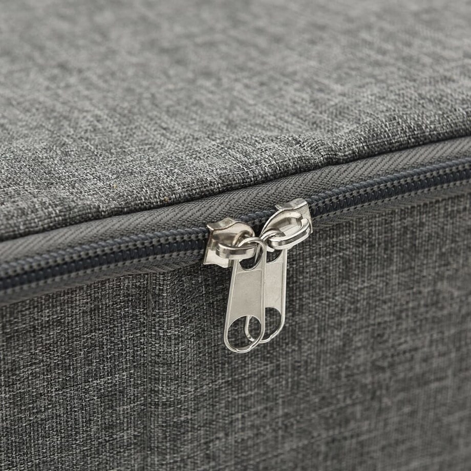 vidaXL Pojemnik do przechowywania, tkanina, 70x40x18 cm, antracytowy