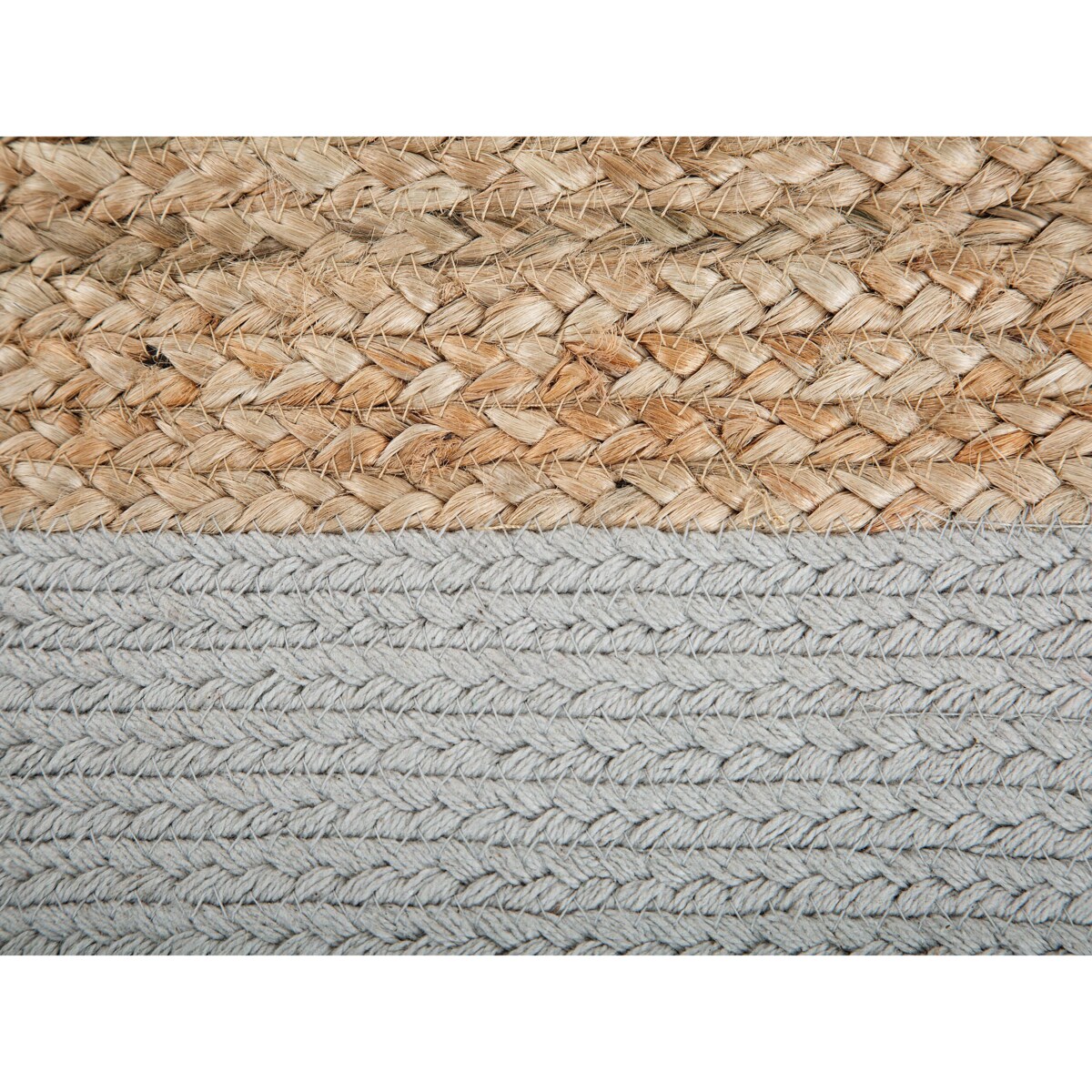 Puf ⌀ 46 cm szary DALAMA