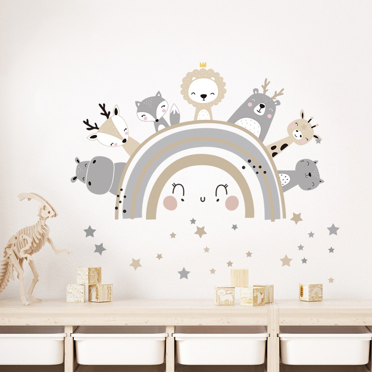 naklejki na ścianę do pokoju dziecka, sipo, zwierzątka