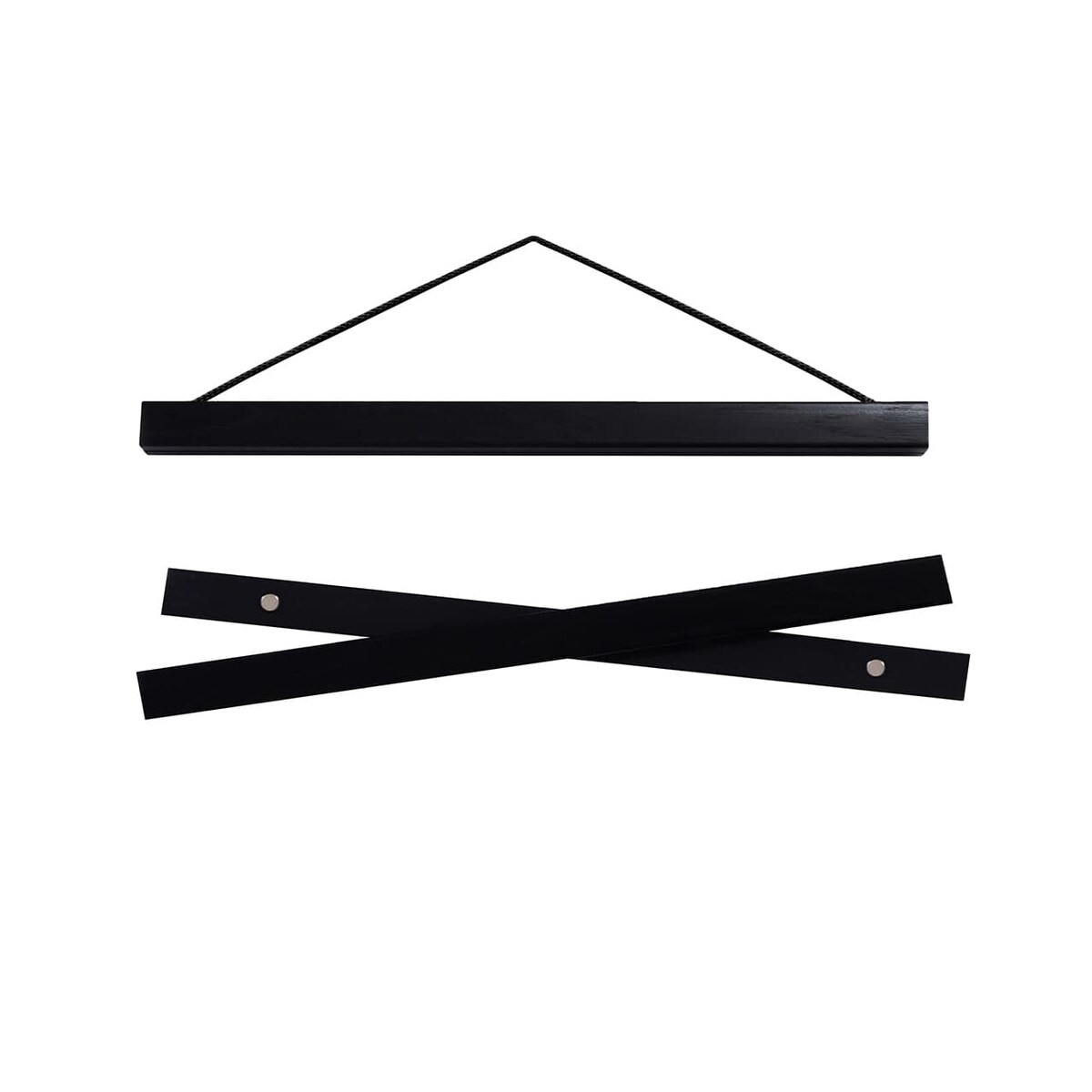 Wieszak na plakat i zdjęcie czarny 51 cm magnetyczny