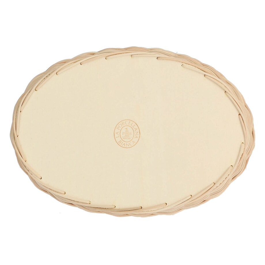 Wiklinowy kosz na owalne naczynie do zapiekania Midollino - Brązowy, 23 cm