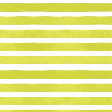 Lniany ręcznik kuchenny - jasno-zielone paski