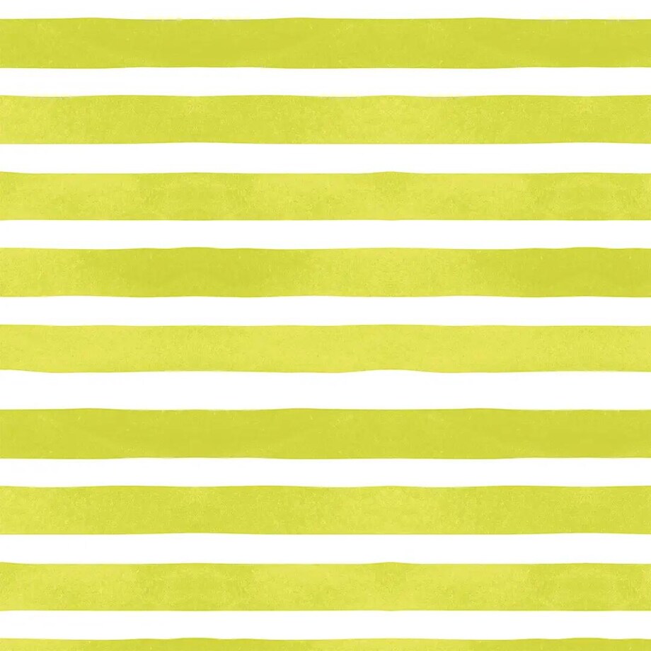 Lniany ręcznik kuchenny - jasno-zielone paski