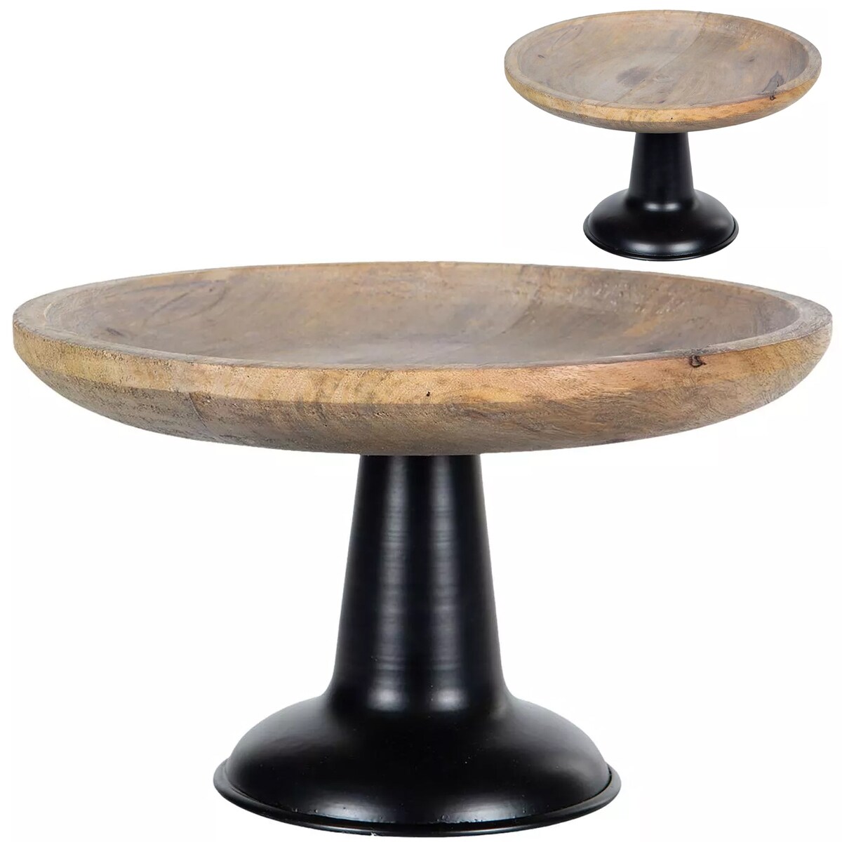 PATERA NA NODZE NÓŻCE OWOCE DREWNIANA BOHO DUŻA 26cm okrągła dekoracyjna