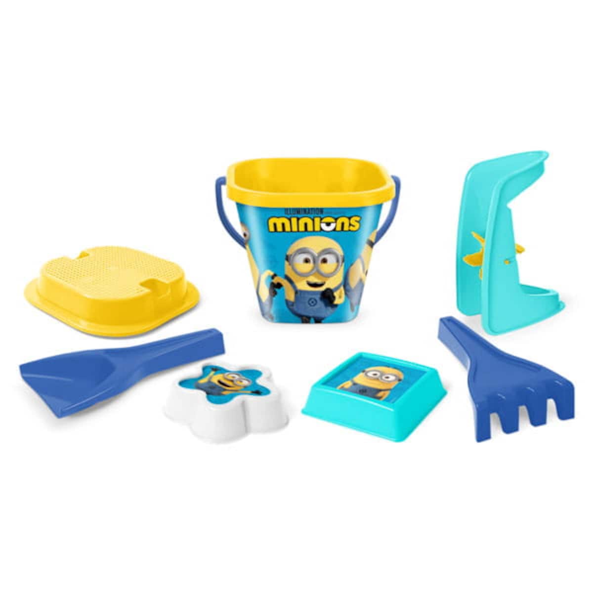 Minions kpl do piasku 7 el.