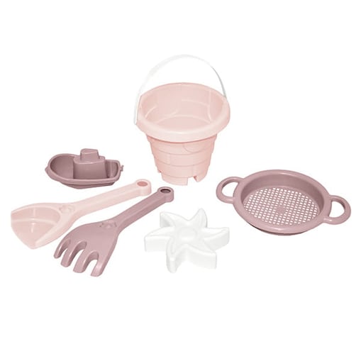 Różana Wata Cukrowa Zamek zestaw do piasku 6 el.