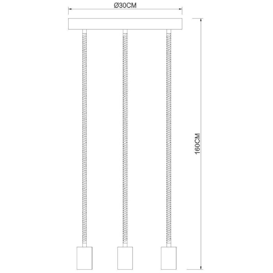 LAMPA wisząca ULLEU 69029-3H1 Globo skandynawska OPRAWA zwis pająk brązowy czarny