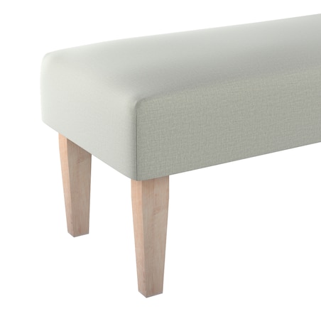 Ławka, pastelowo miętowy welwet, 100 x 40 x 40 cm, Ingrid