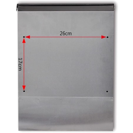 Skrzynka na listy ze stali nierdzewnej