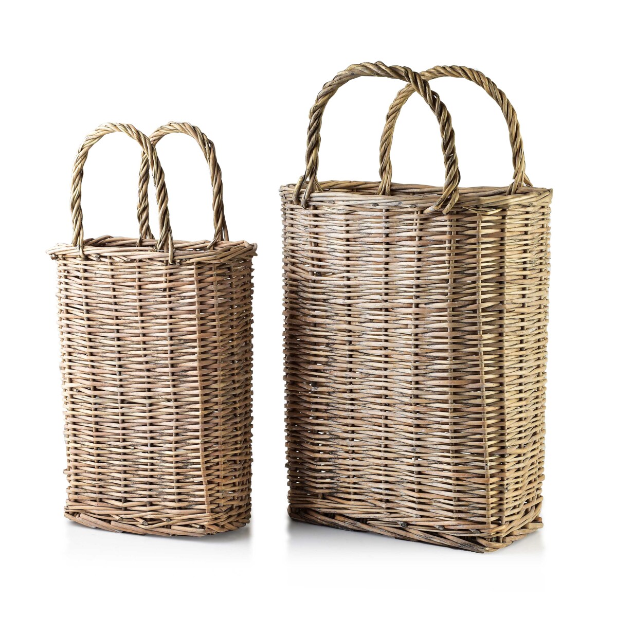 GUSTAV Komplet 2 koszy,multifunkcjonalnych 39,5x27xh48/h65cm, 30x17,5xh40/h56cm