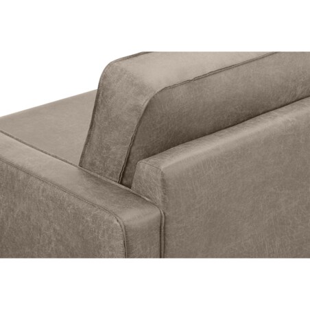 KONSIMO INVIA Fotel w stylu loftowym - kolor szary