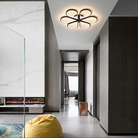 Plafon Light Prestige Velva czarny LED CCT 3000K/4000K/6000K (regulowana) 1 szt.