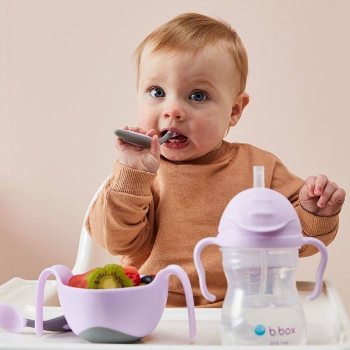 Bidon dla dzieci ze słomką 240 ml - kubek niekapek Gelato Tutti Frutti, b.box