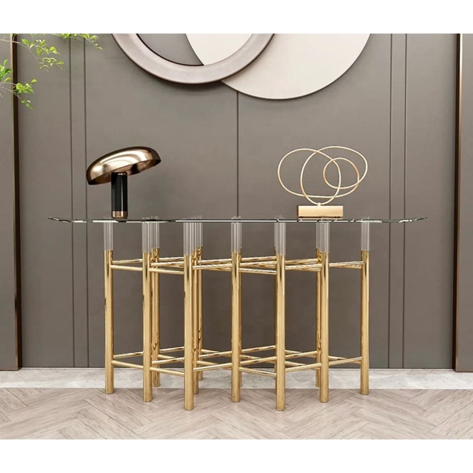 Konsola / komoda złota Amaretto Premium 170x40x80