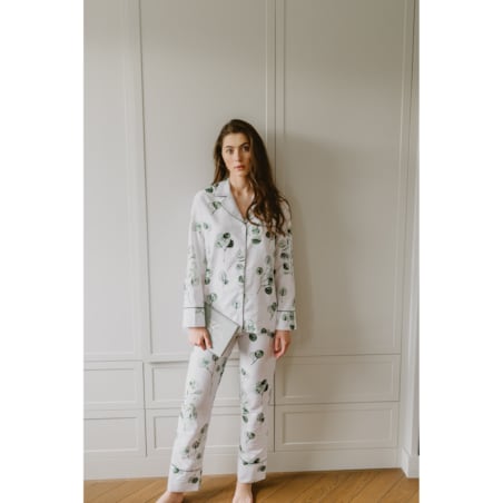 Piżama Eukaliptus długa XS