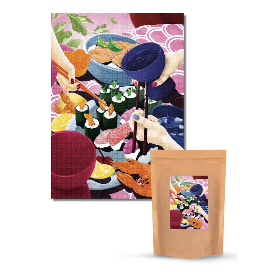 Muno Puzzle "Munomaki" by Anna Jeziorska Puzzle 1000 el. w eco woreczku