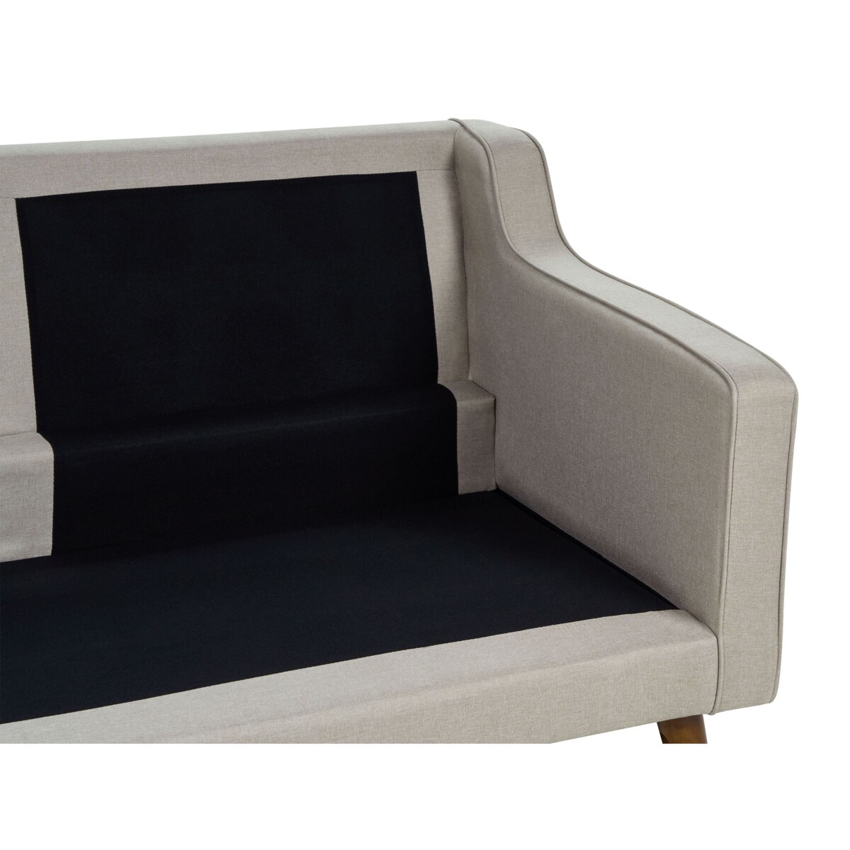 Sofa 3-osobowa tapicerowana beżowa LOKKA