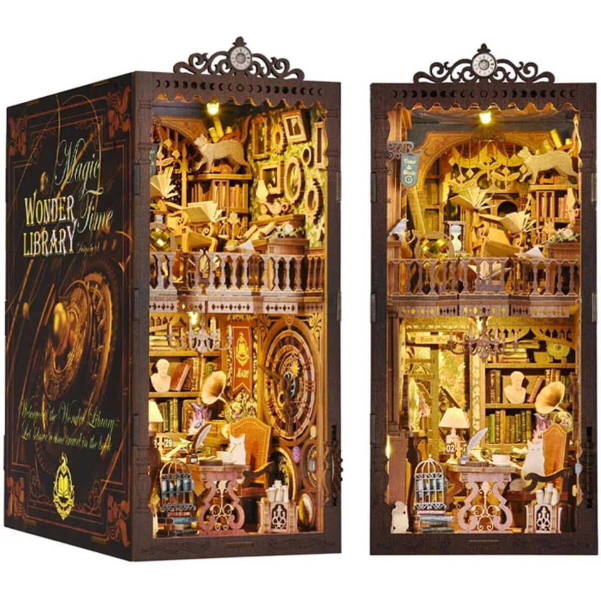 Miniaturowy domek Book Nook - Świątynia wiedzy