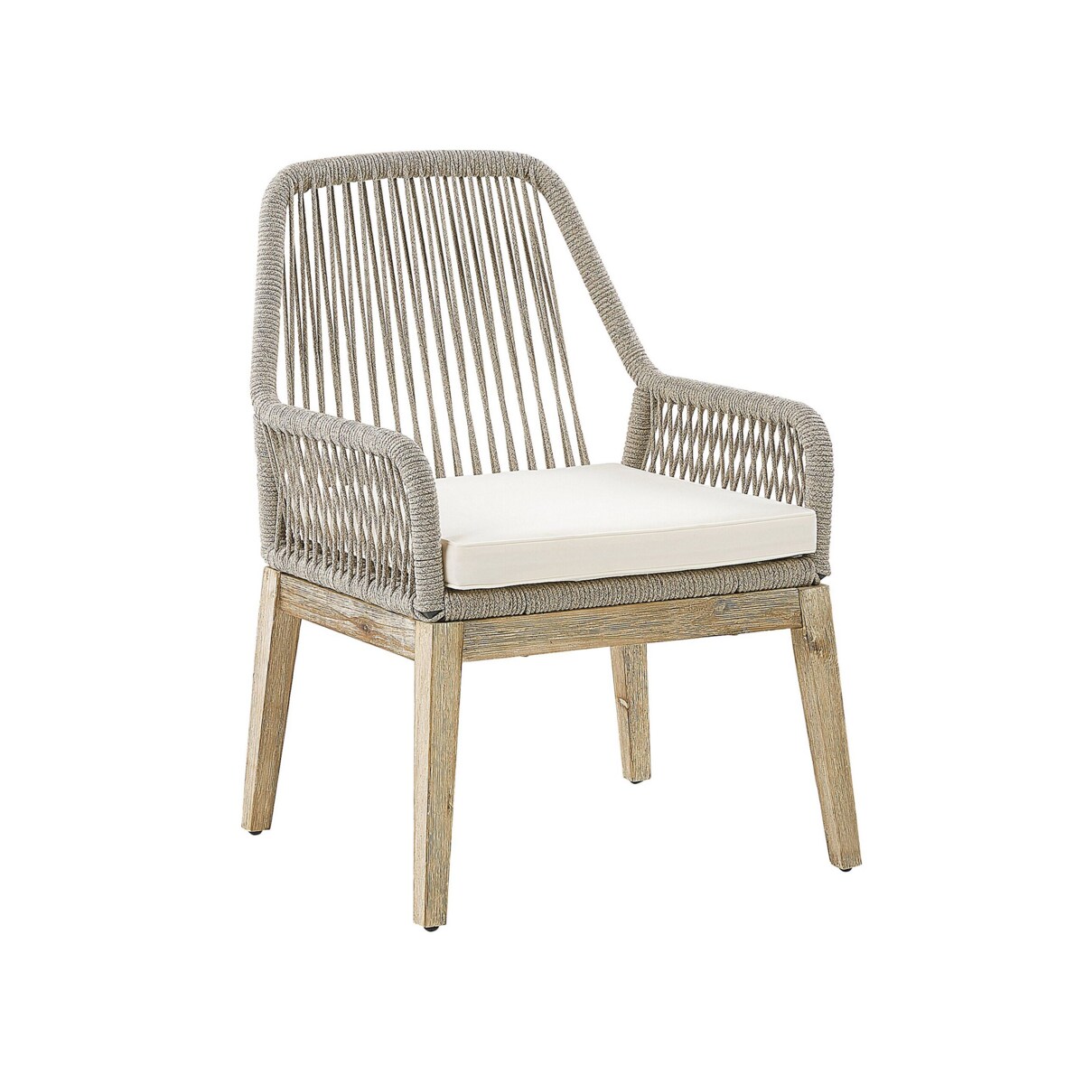 Zestaw 2 krzeseł ogrodowych beżowy OLBIA