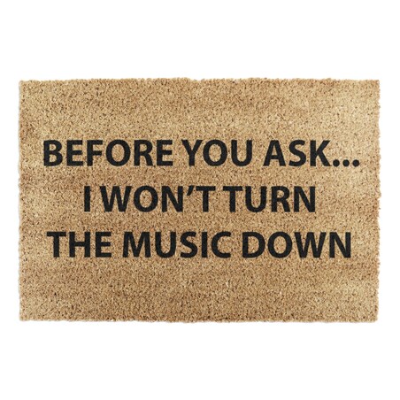Wycieraczka Please Turn Down Your Loud Music