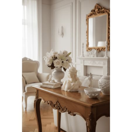 Świeca sojowa Margot L w formie dekoracyjnego popiersia – elegancka ozdoba do stylowych wnętrz