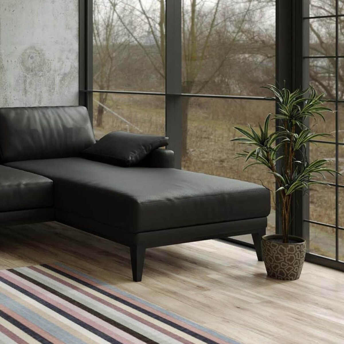 Sofa narożna Musso szara