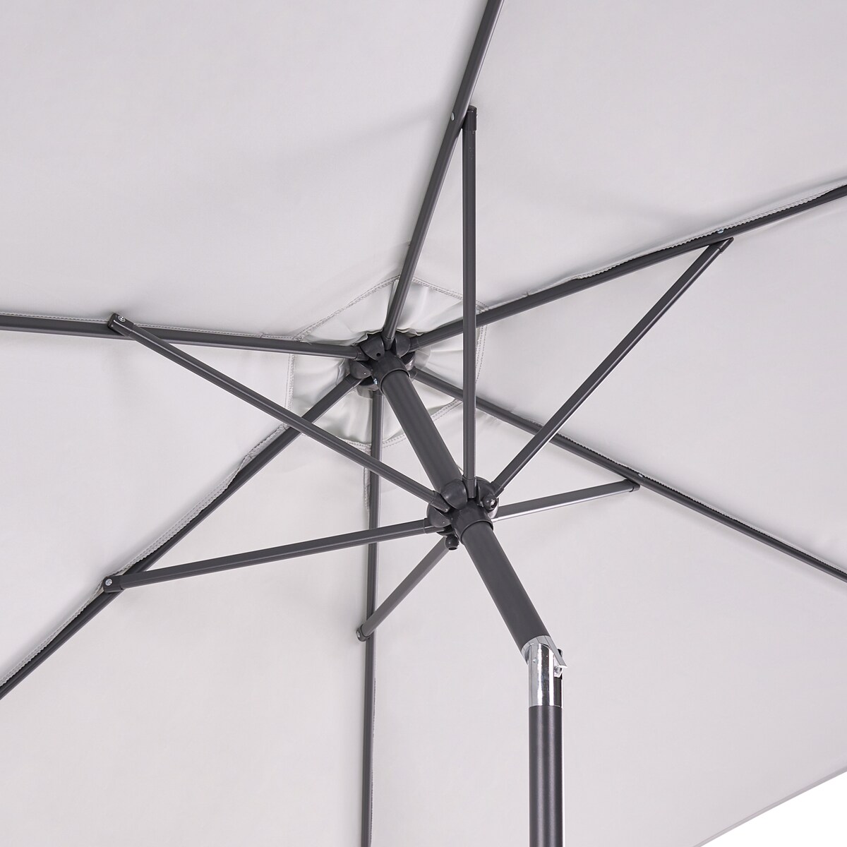 Parasol ogrodowy 266 cm VARESE Jasnoszary