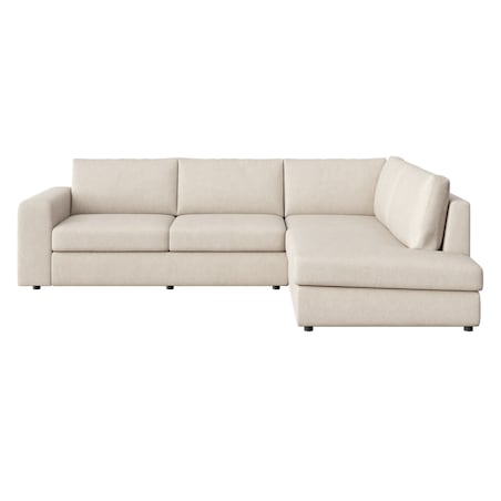 Sofa narożna prawa Baga jasno beżowa