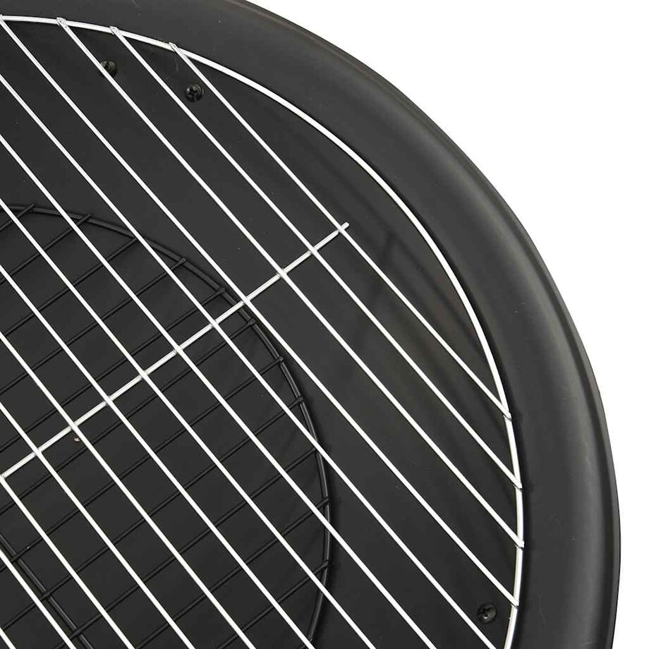 vidaXL Palenisko i grill 2-w-1, z pogrzebaczem, 56x56x49 cm, stal