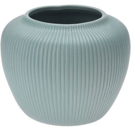 Wazon na kwiaty szeroki, niski, pudrowe kolory, ceramika, Ø 15,5 cm