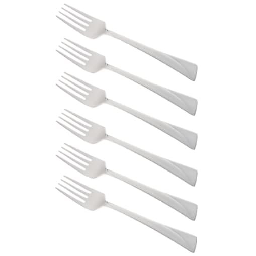 Widelce stołowe obiadowe zestaw 6 sztuk Połysk KINGHOFF