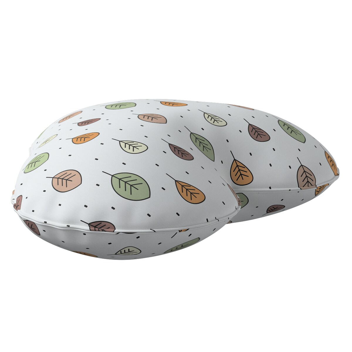 Poduszka Heart of Love, ecru-brązowy, 45x15x45cm, Magic Collection