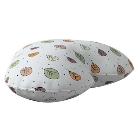 Poduszka Heart of Love, ecru-brązowy, 45x15x45cm, Magic Collection