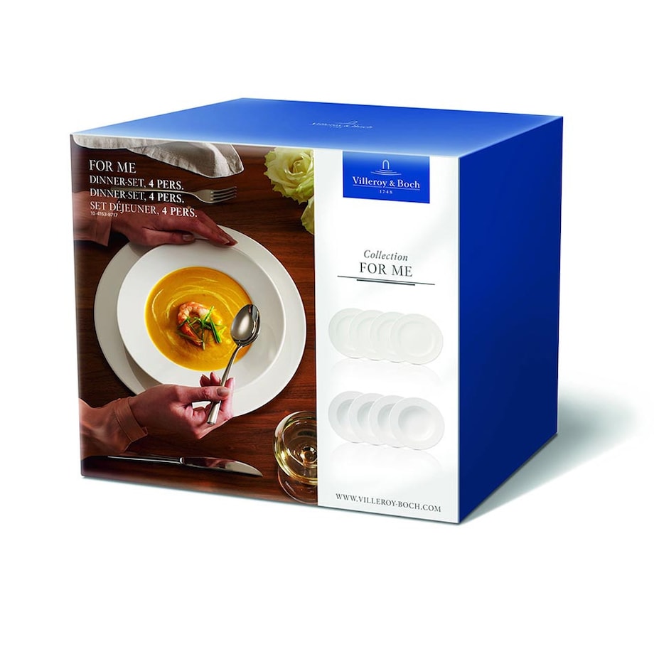 Zestaw obiadowy dla 4 osób For Me, Villeroy & Boch