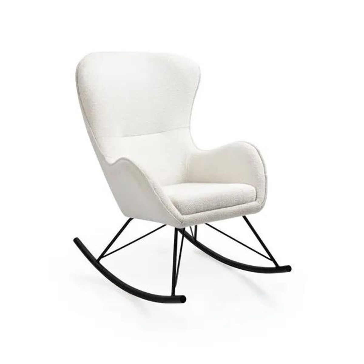 Fotel bujany LIBERTO 3 biały